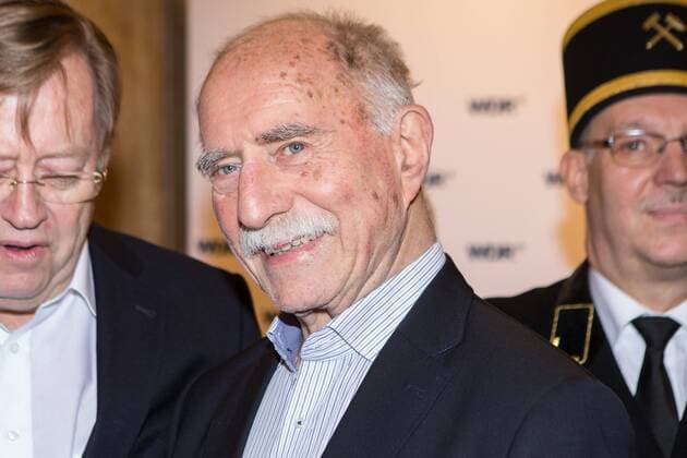 Werner Hansch at Schicht im Schacht film premiere in Essen