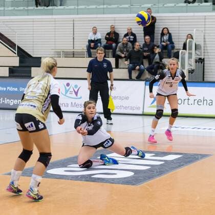 Volleyball, 1. BL Women, Schwarz-Weiß Erfurt - Dresdner SC