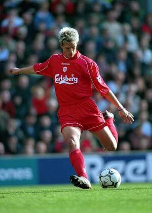 Football, German players at Liverpool FC