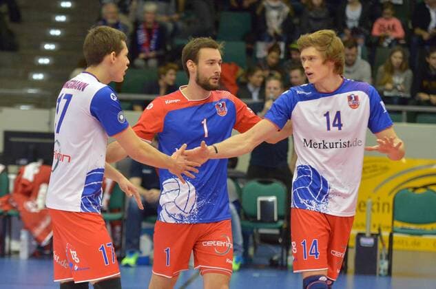 Volleyball, 1. BL, United Volleys Rhein Main - Solingen Volleys
