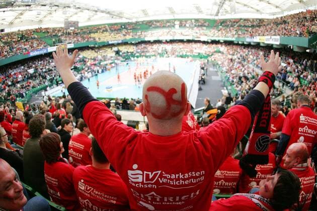 Volleyball, DVV Cup Final, Women, Schweriner SC - Dresdner SC 3:1