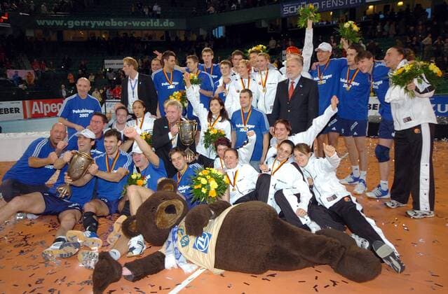 Volleyball, DVV Cup Final, Men, VfB Friedrichshafen - Moerser SC 3:1