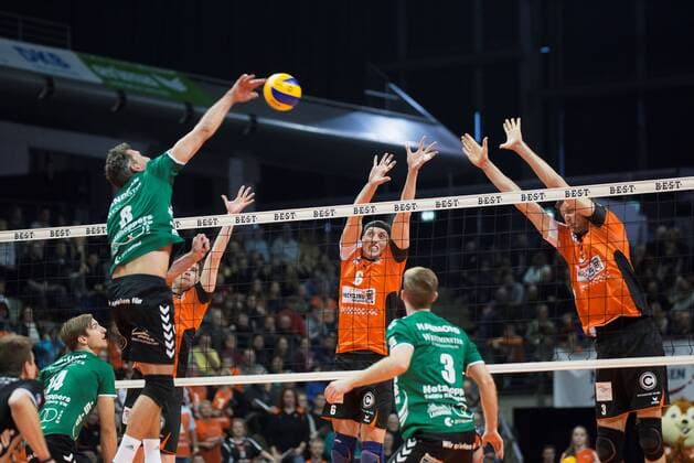 Volleyball, BR Volleys Berlin - Netzhoppers Königs Wusterhausen