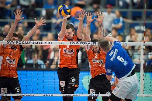 Volleyball, Cup Final, VfB Friedrichshafen - BR Volleys