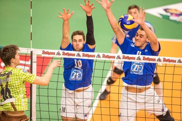 Volleyball, 1. BL, VfB Friedrichshafen - TSV Herrsching