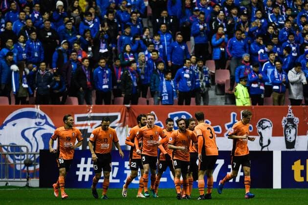 Football, AFC CL, Playoffs, Shanghai Shenhua - Brisbane Roar