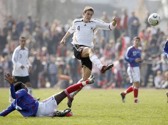 Football, International match U18, Germany - France 1:0