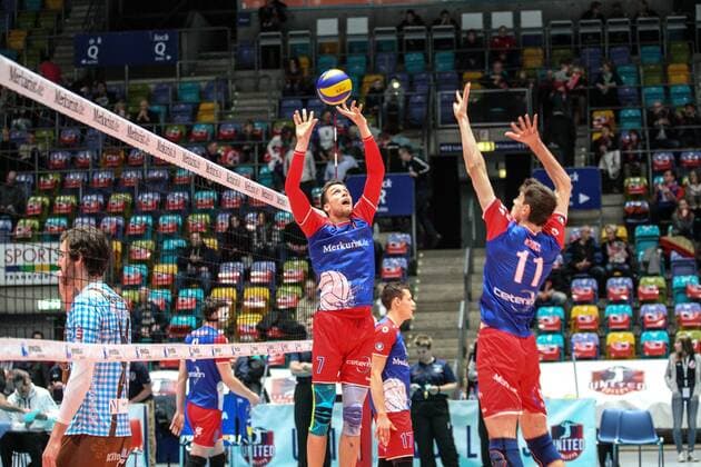 Volleyball, United Volleys Rhein Main - TSV Herrsching