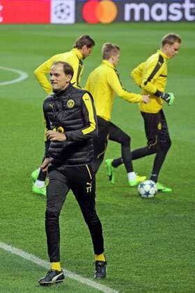 Football, CL, Borussia Dortmund Training in Lisbon