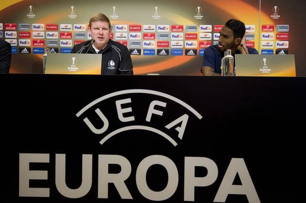 Football, EL, KAA Gent Press Conference