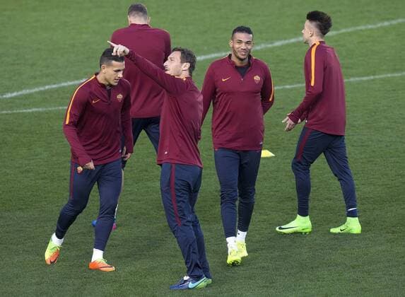 Football, EL, AS Roma Training