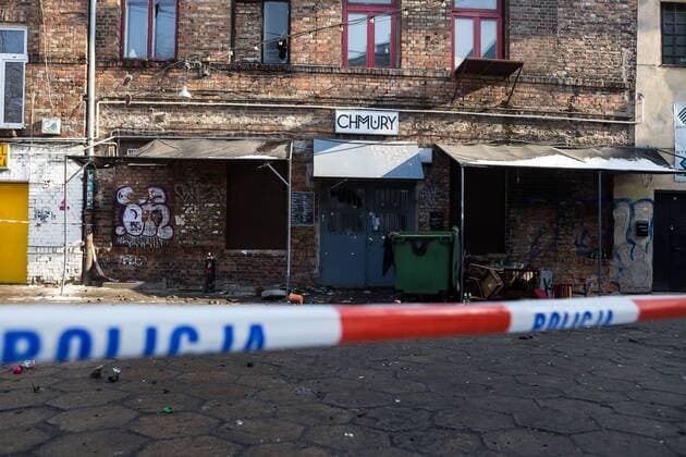 Football, EL, Ajax fans attacked at Chmury club in Warsaw