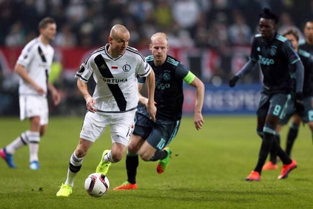 Football, EL, Legia Warsaw - Ajax Amsterdam