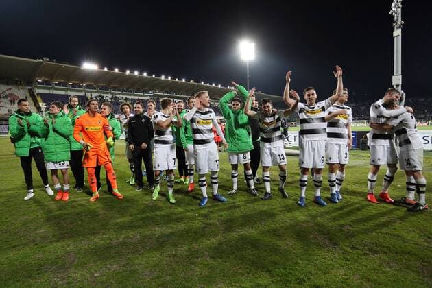 Football, EL, Borussia Mönchengladbach turn match at AC Florenz