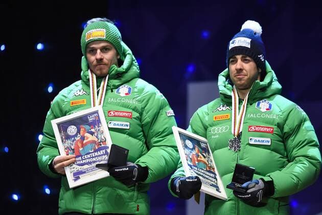 Nordic Skiing, World Championships in Lahti, Russia wins men's team sprint, award ceremony