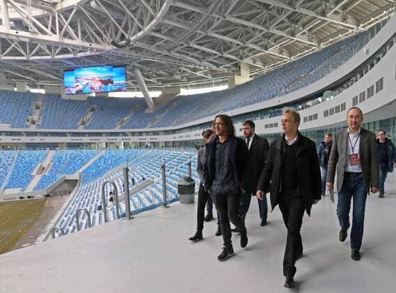 FIFA World Cup 2018, FIFA Inspection at Krestovsky Stadium in St. Petersburg
