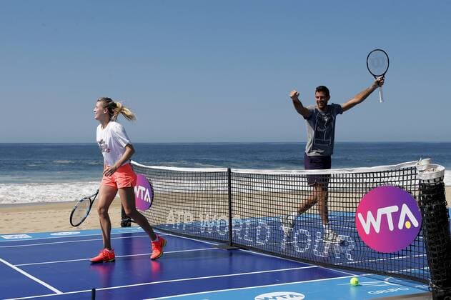 Tennis, Mexican Open, PR appointment with Eugenie Bouchard and Juan Martin del Potro