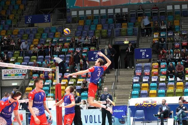 Volleyball, BL, United Volleys - Netzhoppers Solwo Königspark