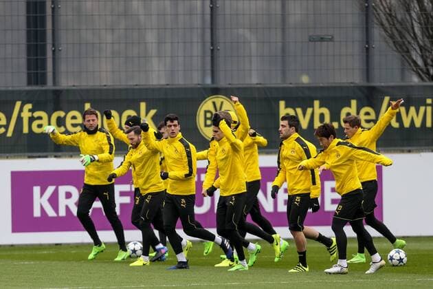 Football, CL, Borussia Dortmund Training
