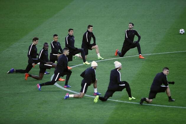Football, CL, Paris St. Germain Training