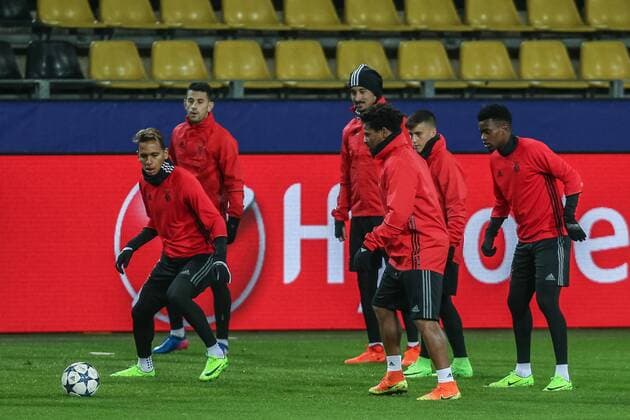 Football, CL, Benfica Lisbon Training