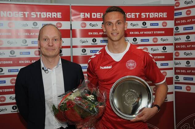 Football, Danish Talent Award for Ingvartsen and Jensen