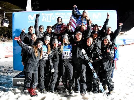 Ski Freestyle, World Championships Sierra Nevada, Award Ceremony Aerials