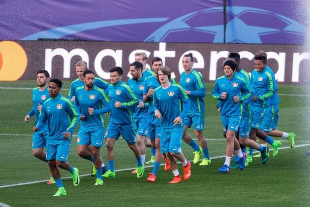 Football, CL, Bayer Leverkusen Training
