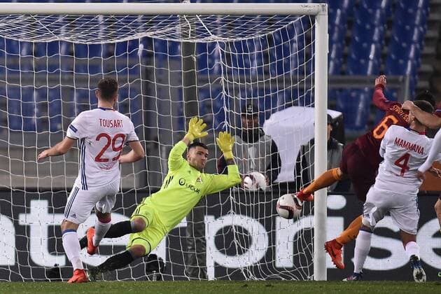 Football, EL, AS Roma - Olympique Lyon