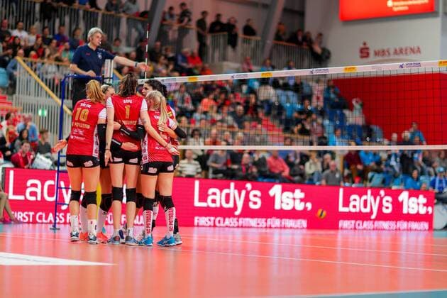 Volleyball, Women, SC Potsdam - VC Wiesbaden