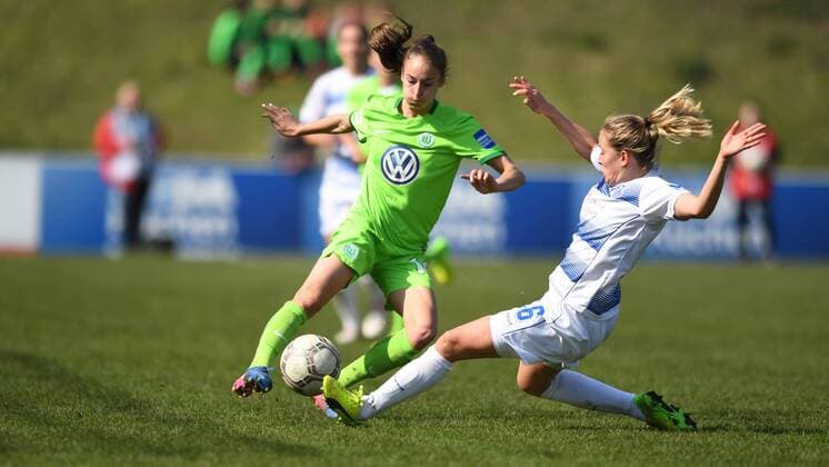 Football, 1. BL Women, MSV Duisburg - VfL Wolfsburg