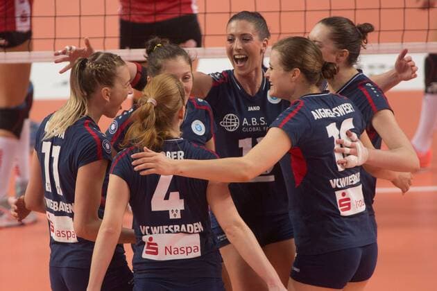 Volleyball, Women, Play-Offs, SC Potsdam - VC Wiesbaden
