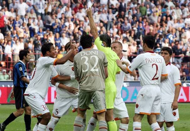 Football, Italy, Serie A, Inter Milan - AS Roma 1:3