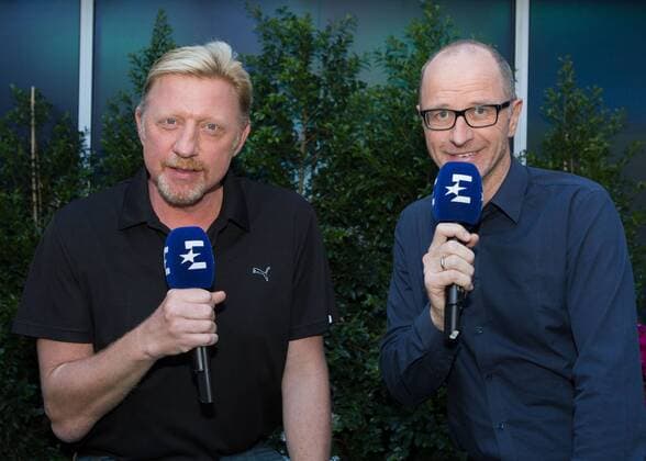 Tennis, Eurosport wants to extend contract with Boris Becker as expert, archive pictures