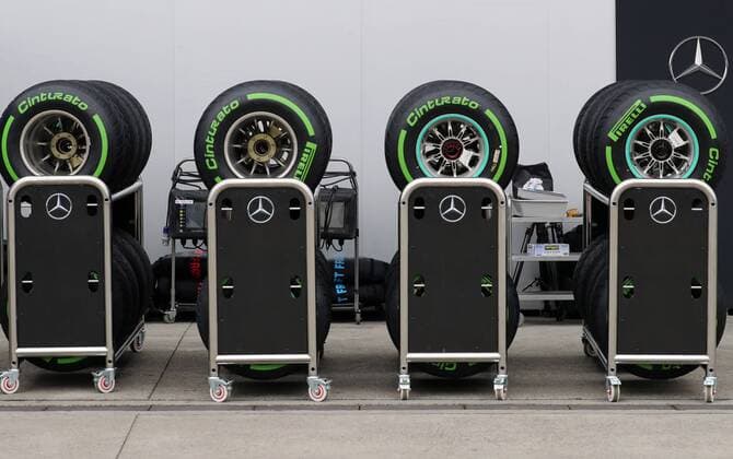 Formula 1, Chinese GP in Shanghai, rain and rain tyres