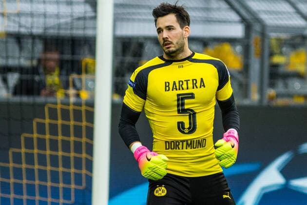 Football, CL, Borussia Dortmund - AS Monaco, BVB in Bartra shirt