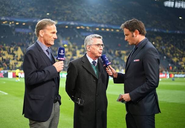 Football, CL, De Maiziere at Borussia Dortmund - AS Monaco