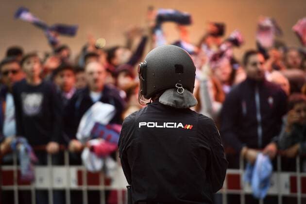 Football, EL, Celta de Vigo - KRC Genk, Security arrangements