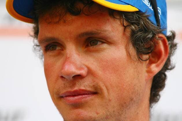 Cycling, Tour de Romandie, Paolo Savoldelli wins the prologue time trial