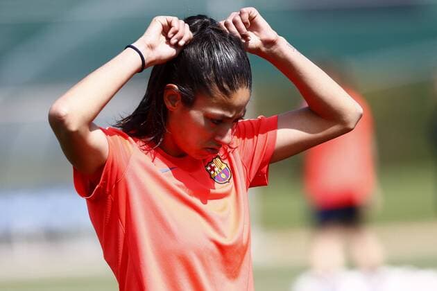 Football, CL Women, FC Barcelona - Paris St. Germain, Training and PK