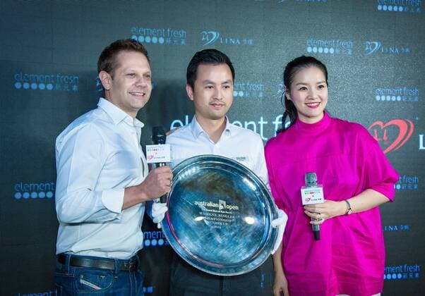 Tennis, Li Na and Element Fresh restaurant opening