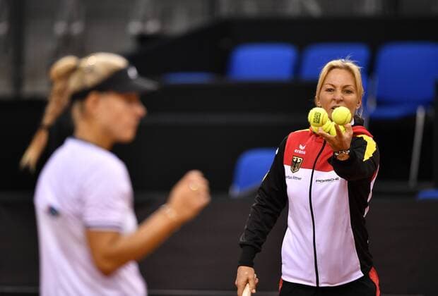 Tennis, Fed Cup, Germany Training in Stuttgart