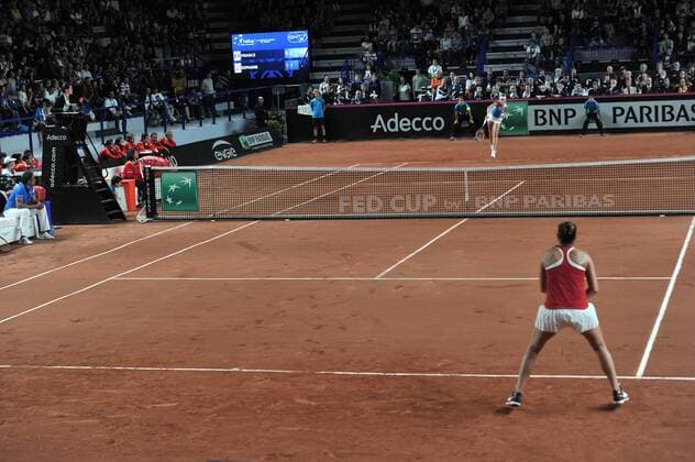 Tennis, Fed Cup, France - Spain