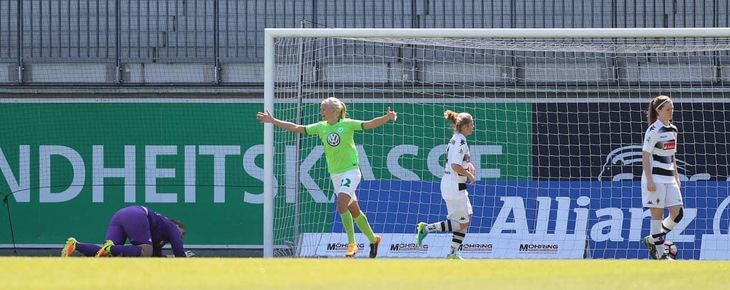 Football, Women, 1. BL, VfL Wolfsburg - Borussia Mönchengladbach