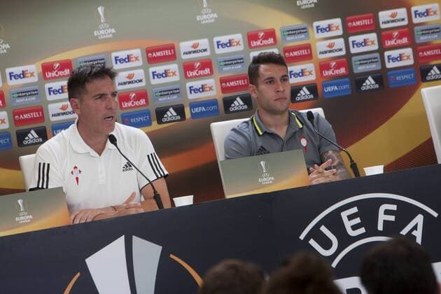 Football, EL, Celta Vigo Press Conference
