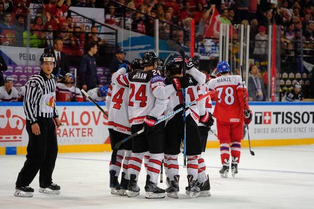Ice hockey, World Cup, Czech Republic - Canada