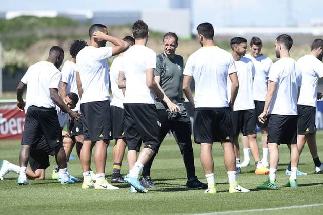 Football, CL, Training Juventus Turin