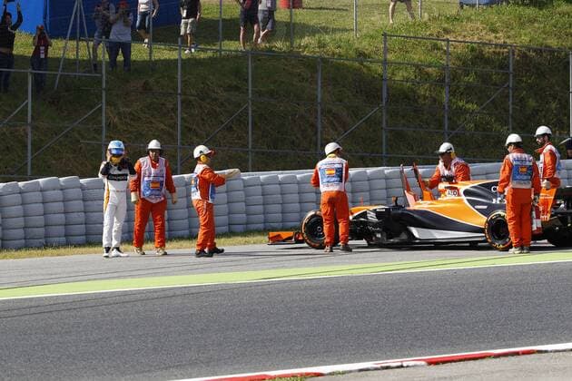 Formula 1, Spanish GP, Fernando Alonso engine failure