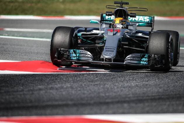 Formula 1, Spanish GP, Lewis Hamilton on pole position