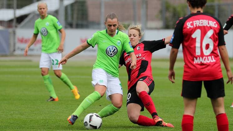 Football, 1. BL Women, SC Freiburg - VfL Wolfsburg